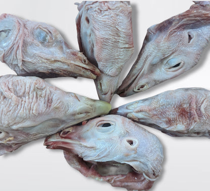 Raw Turkey Heads