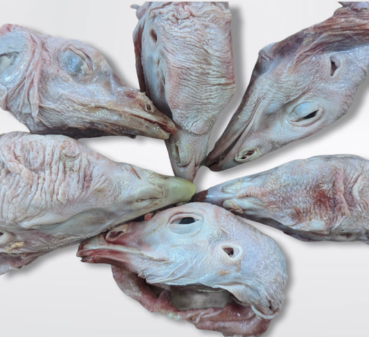Raw Turkey Heads